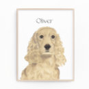 Zoek naar cocker spaniel kunst Huisdier portret