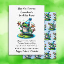 Zoek naar cartoon frog uitnodigingen Voor kinderen