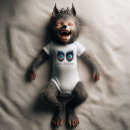 Zoek naar wolf baby rompers Griezelig