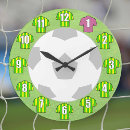 Zoek naar doel klokken Voetbalvoetbal