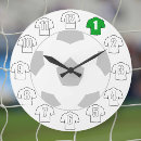 Zoek naar doel klokken Voetbalvoetbal