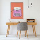 Zoek naar schrijfmachine posters Vintage