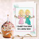 Zoek naar funny sister briefkaarten Grappig