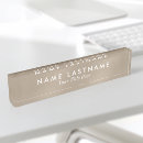 Zoek naar beige naambordjes Minimalistisch