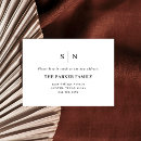 Zoek naar adreswijziging uitnodigingen Zwart wit