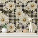 Zoek naar zwart witte bloemen kunst Schil en stick behang