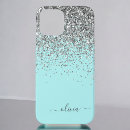 Zoek naar aqua blue glitter iphone hoesjes Meisje