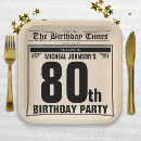 Zoek naar 80th birthday borden Verjaardagsfeest