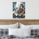 Zoek naar wolven canvas prints Zonsondergang