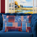 Zoek naar patchwork kussens Rood wit en blauw