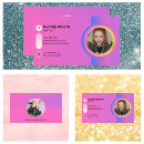 Zoek naar manicure salon visitekaartjes Roze
