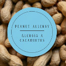 Zoek naar pinda allergie stickers Waarschuwen