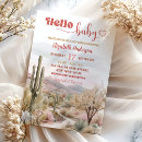 Zoek naar boho western babyshower uitnodigingen Zuidwestelijk baby shower