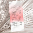 Zoek naar salon service menu reclamekaarten Minimalistisch