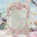 Zoek naar vintage bridal shower uitnodigingen Groen