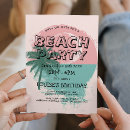 Zoek naar tropische zonsondergang uitnodigingen Strandpartij