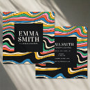 Zoek naar lijnen visitekaartjes Strepen