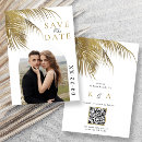 Zoek naar palm tree wedding uitnodigingen Goud