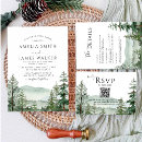 Zoek naar pine tree wedding uitnodigingen Pijnboomboom