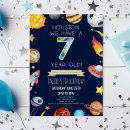 Zoek naar ruimteschip uitnodigingen Verjaardagsfeest