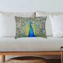 Zoek naar peacock kussens Blauwe pauw