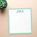 Zoek naar initialen notitieblokken Minimalistisch