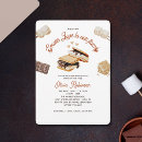 Zoek naar marshmallow uitnodigingen S'mores