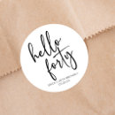 Zoek naar 40ste stickers Minimalistisch