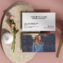 Zoek naar influencers visitekaartjes Voeg uw foto toe