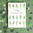 Zoek naar ierse danser kaarten St patrick's dag