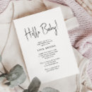 Zoek naar minimalist babyshower uitnodigingen Gast