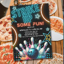 Zoek naar glow bowling uitnodigingen Bowlingverjaardag