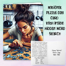 Zoek naar puzzle kaarten Kruiswoordpuzzel
