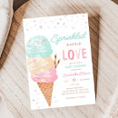 Zoek naar ice cream babyshower uitnodigingen Ijsje