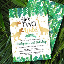 Zoek naar jungle birthday uitnodigingen Wild