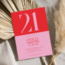Zoek naar 21 verjaardag uitnodigingen Modern