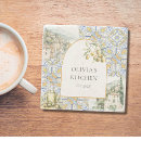 Zoek naar mediterrane onderzetters Bruid