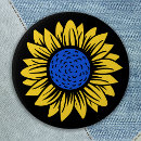 Zoek naar gouden zonnebloem buttons Oekraïne