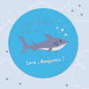 Zoek naar blauwe haai stickers Ieder kind