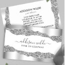 Zoek naar silver visitekaartjes Zilverglitter