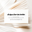 Zoek naar vintage bruid uitnodigingen Recept voor de bruid