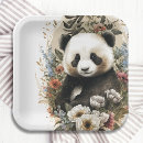 Zoek naar panda papieren bordjes Schattig