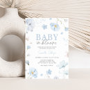 Zoek naar blue floral babyshower uitnodigingen Elk persoon