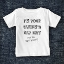 Zoek naar eerste vaderdag baby tshirts Voor hem