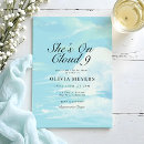 Zoek naar dromen uitnodigingen Blauwe hemel