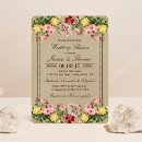 Zoek naar vintage floral wedding uitnodigingen Gast