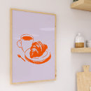 Zoek naar koffie kunst Retro