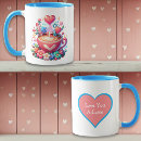 Zoek naar harten koffie mokken Griezelig