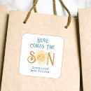 Zoek naar baby shower vierkante stickers Elk persoon