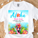 Zoek naar tropische flamingo tshirts Aloha